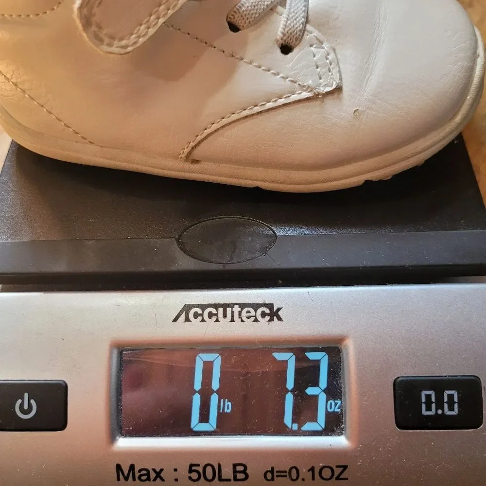 Carters Size 6 Months Classic White Kids Shoes